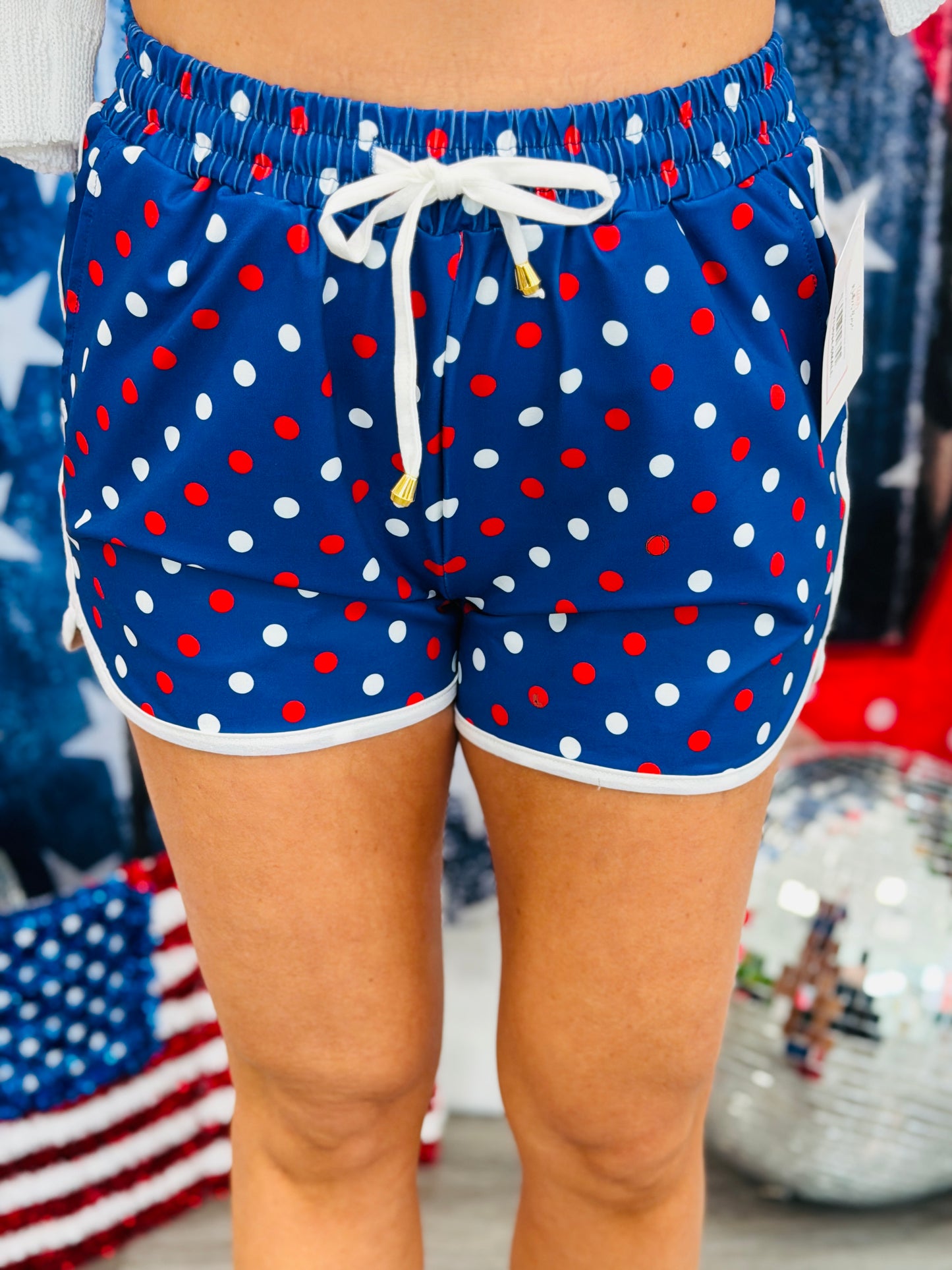 Americana Polka Dot Everyday Shorts (Reg. and Plus)