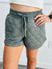 Quilted Waist Tie Shorts (Reg)-2 Colors