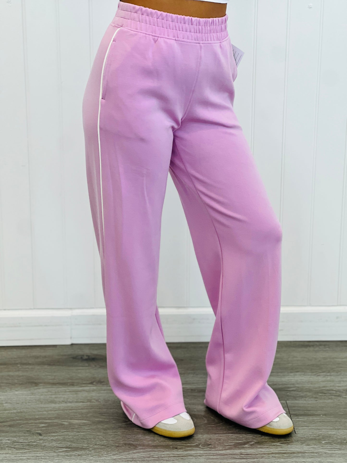 Modal Side Piping Active Pant (Reg. and Plus)-3 Colors