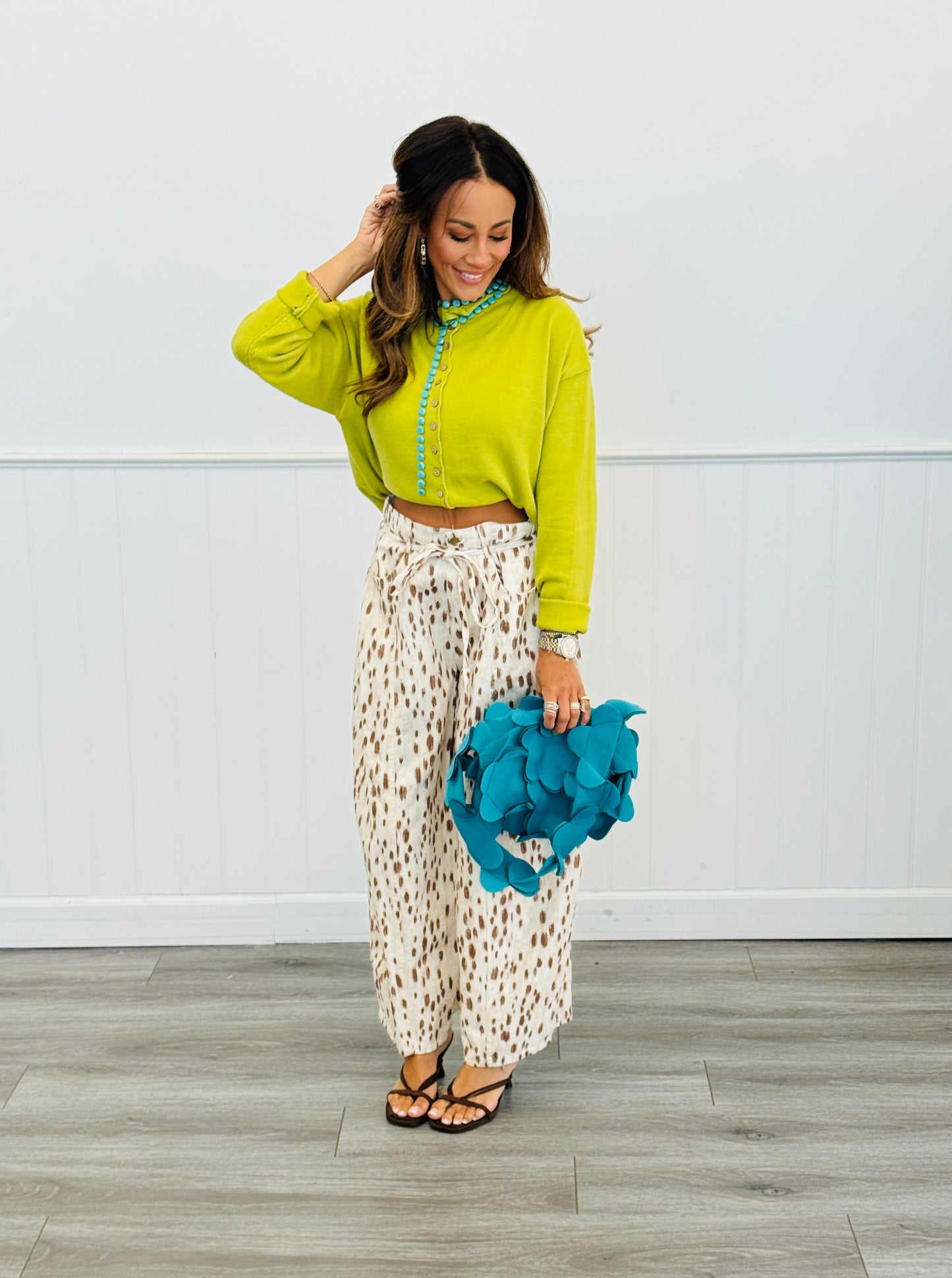 Matcha Button Up Cardigan (Reg.)