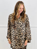 Leopard Print Shirt & Pants Set (Reg & Plus)