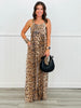 Leopard Sequined Overalls (Reg & Plus)