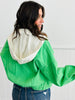 Green Stylish Button Down Jacket (Reg.)