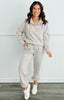 Dear Scarlett Get Comfy Quarter Zip Top & Jogger Set (Reg. and Plus) - 7 Colors