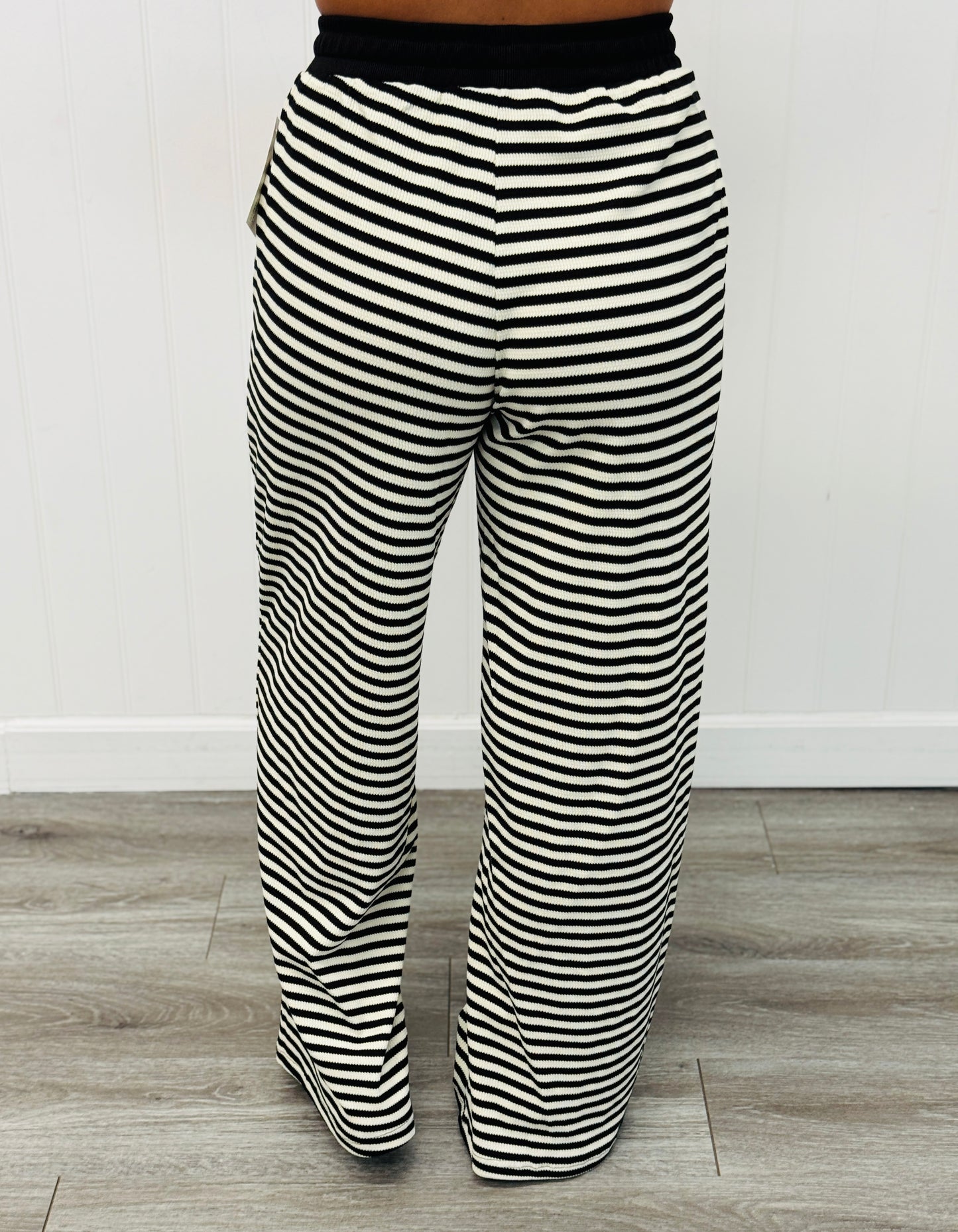 Cozy Striped Lounge Pants (Reg & Plus) - 6 Colors