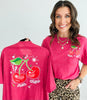 Mon Cheri Cherry Tee (Reg. and Plus)