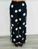 Black/White Polka Dot Top & Pants Set (Reg & Plus)