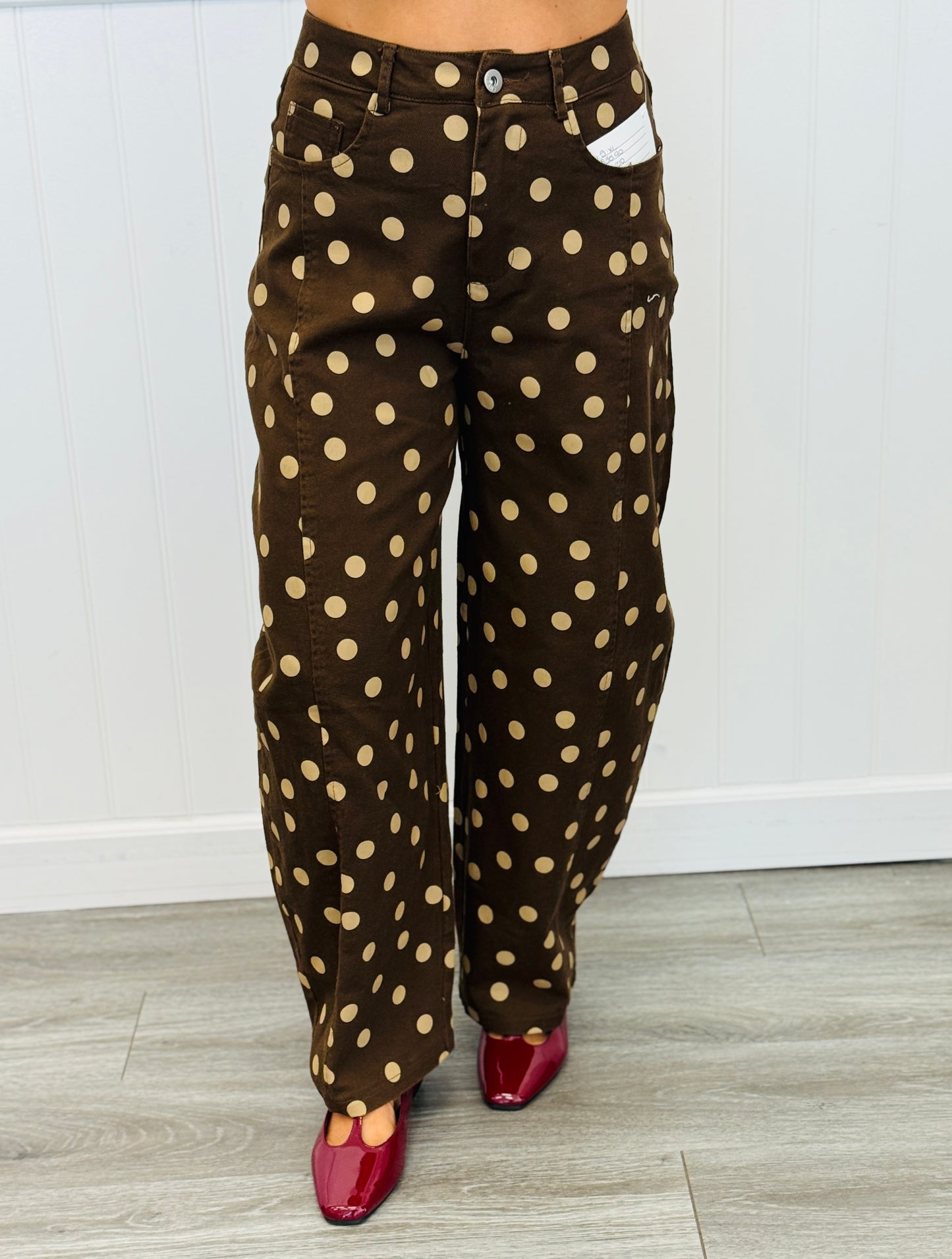 Dotted Love Barrel Pants (Reg.) - 7 Colors