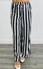 Black Vertical Vibes Stripe Pants (Reg. and Plus)