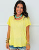 POL Accent Trim Slub Tee (Reg.)- 5 Colors