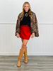 Leopard Print Open Front Jacket (Reg & Plus)