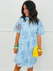 By The Seashore Eyelet Mini Dress (Reg.)