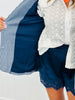 Blue Striped Only You Determine Power Blazer (Reg.)