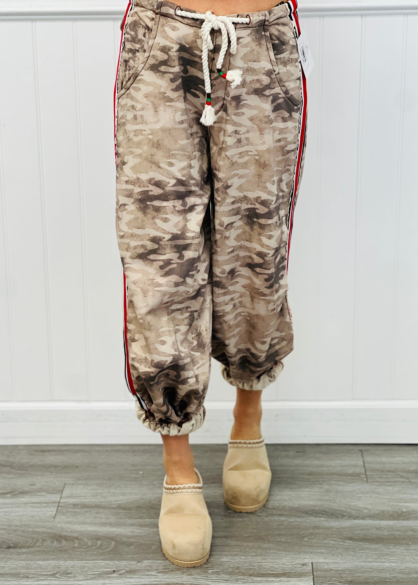 POL Tan Camo Roomy Legs Pants (Reg.)