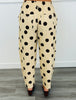 Polka Dot Bow Barrel Pants (Reg & Plus)-2 Colors