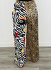 Split Decision Leopard & Zebra Pants (Reg.)