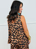 Leopard Print Scoop Back Tank & Pants Set (Reg.)