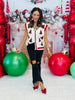 Ivory Sequin Plaid Trees Sweater Vest (Reg. and Plus)