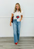 Medium Denim Polka Dot Jeans (Reg.)
