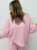 Pink Asymmetrical Top & Pants Set (One Size)