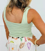 Baby Sage Square Neck Top (Reg.)