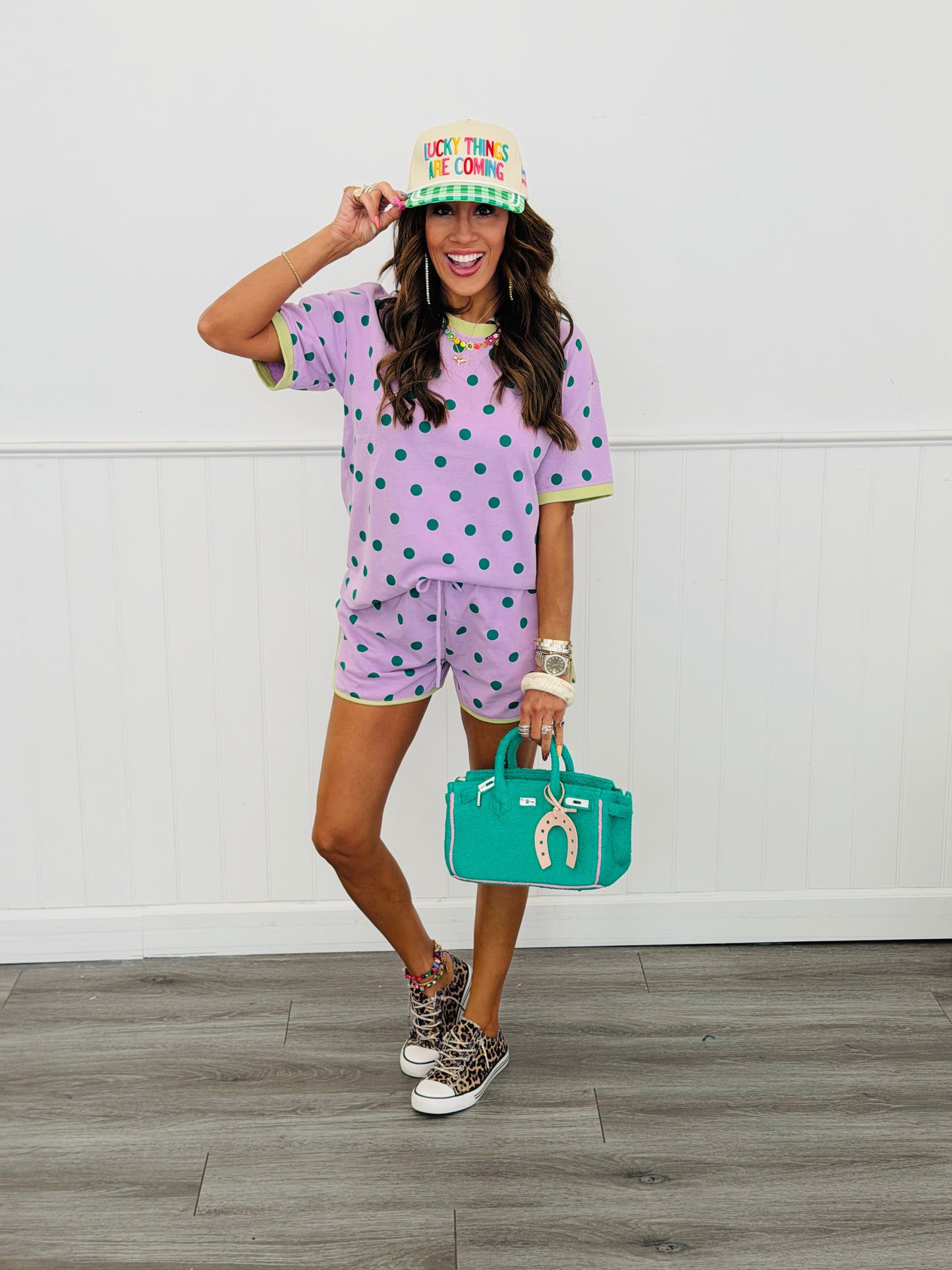 Polka Dot Tee & Shorts Set (Reg.) - 3 Colors