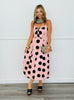 Blush Polka Dot Midi Dress (Reg & Plus)