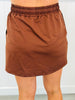 Solid Chocolate Everyday Skort (Reg & Plus)