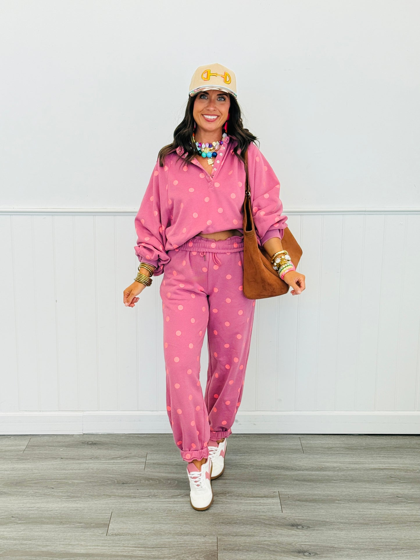 Playful Polka Dot Jogger Pants (Reg.) - 4 Colors