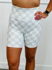 Grey Area Checkered Biker Shorts (Reg.)