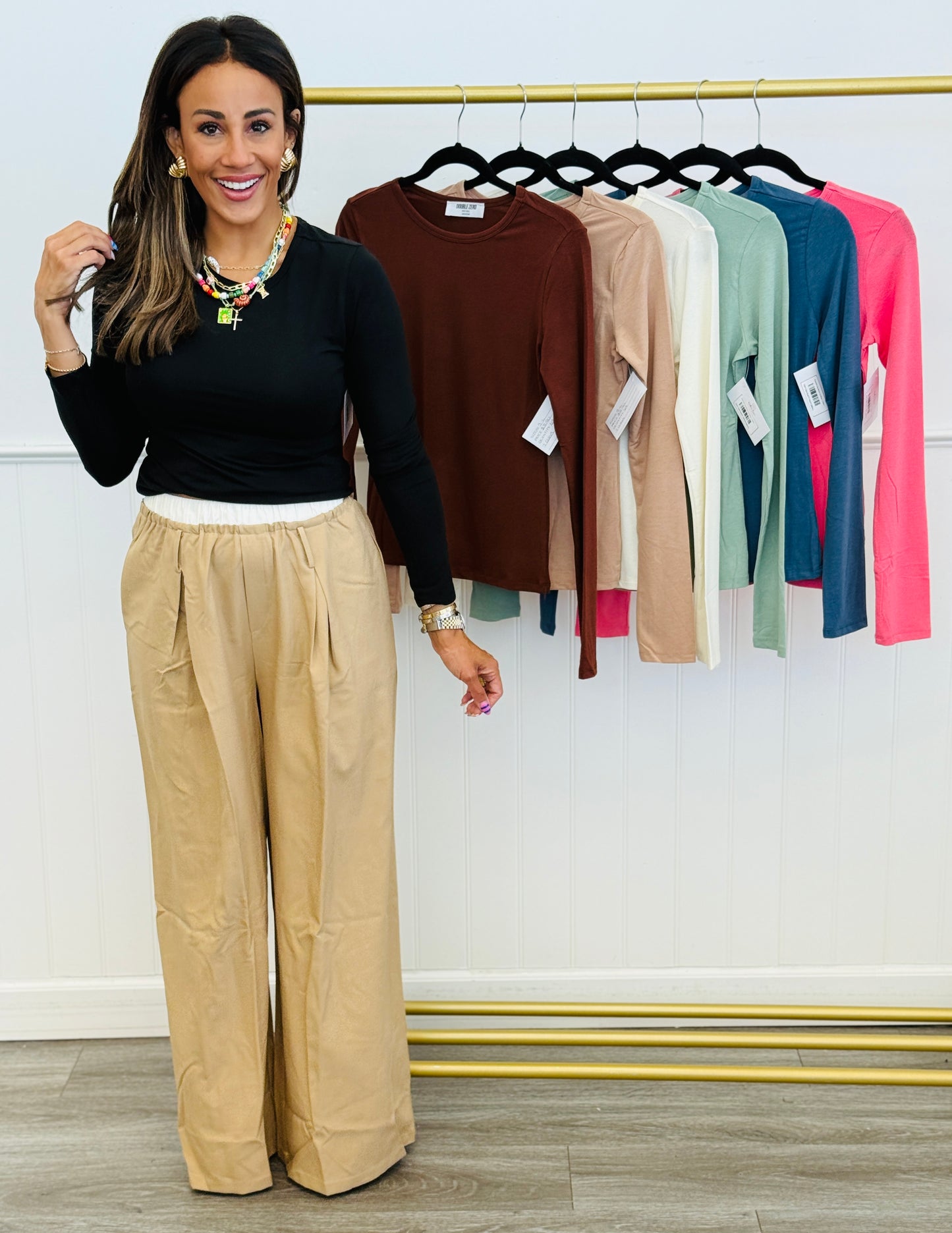 Essential Long Sleeve Top (Reg.)- 7 Colors