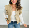 Sand Elliana Ruffled Vest (Reg.)