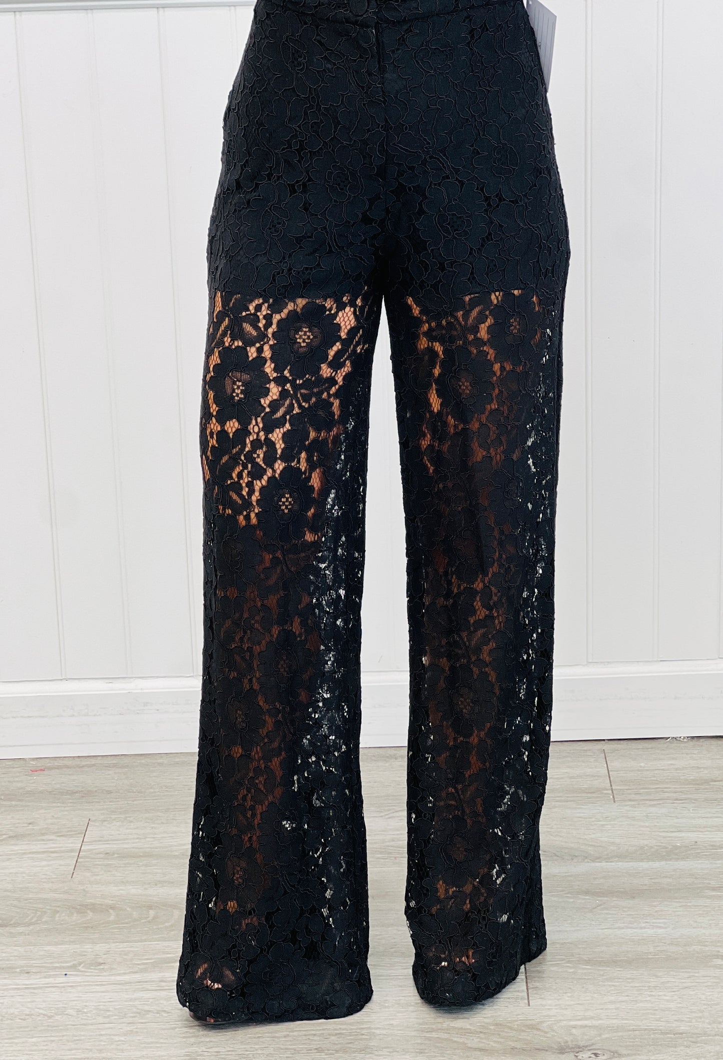 Black Lace Trousers (Reg.)