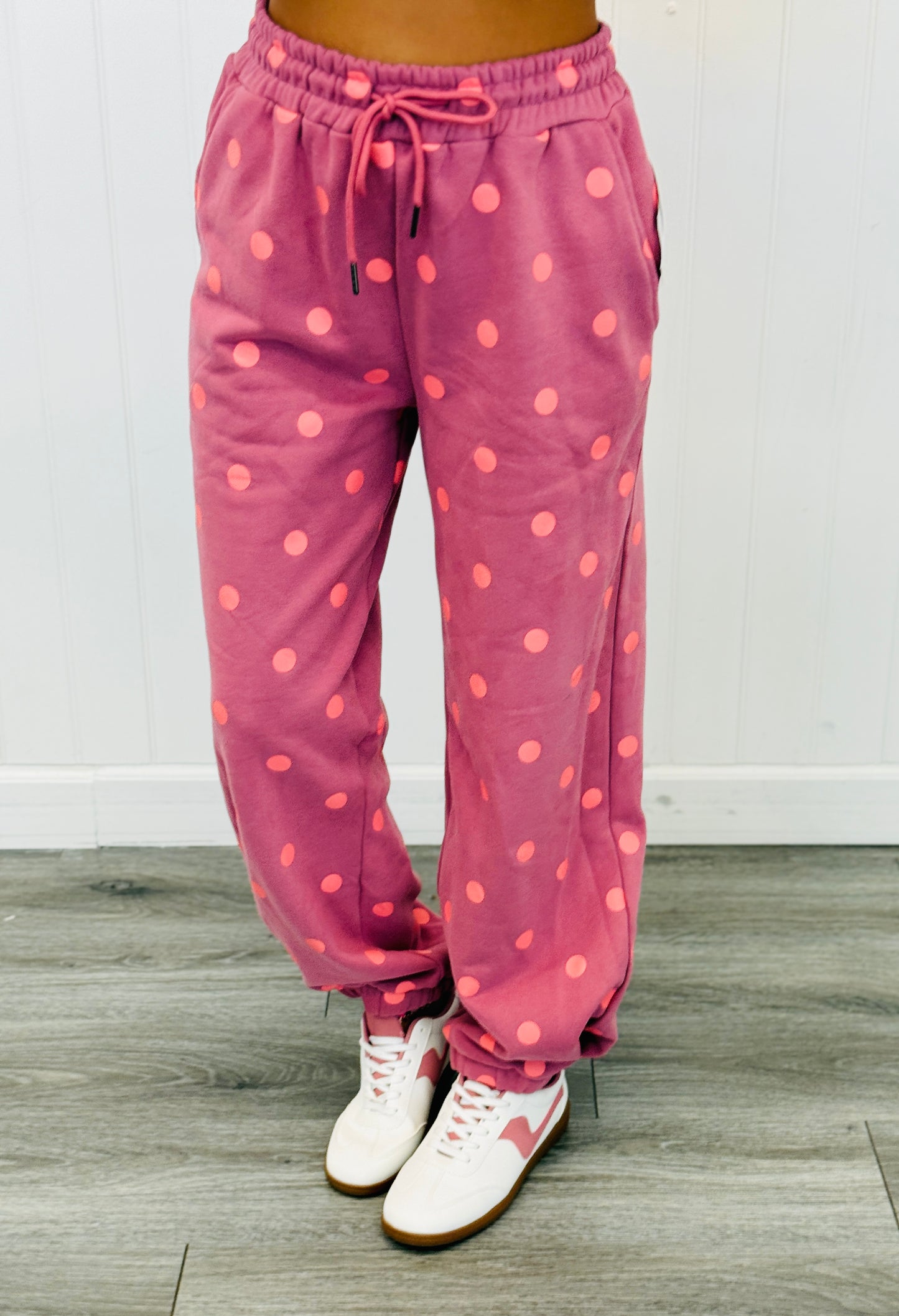 Playful Polka Dot Jogger Pants (Reg.) - 4 Colors