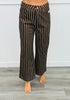 Pinstriped Wide Leg Pants (Reg.) - 3 Colors
