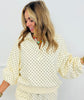 Cozy Micro Polka Dot Sweatshirt (Reg.) - 2 Colors