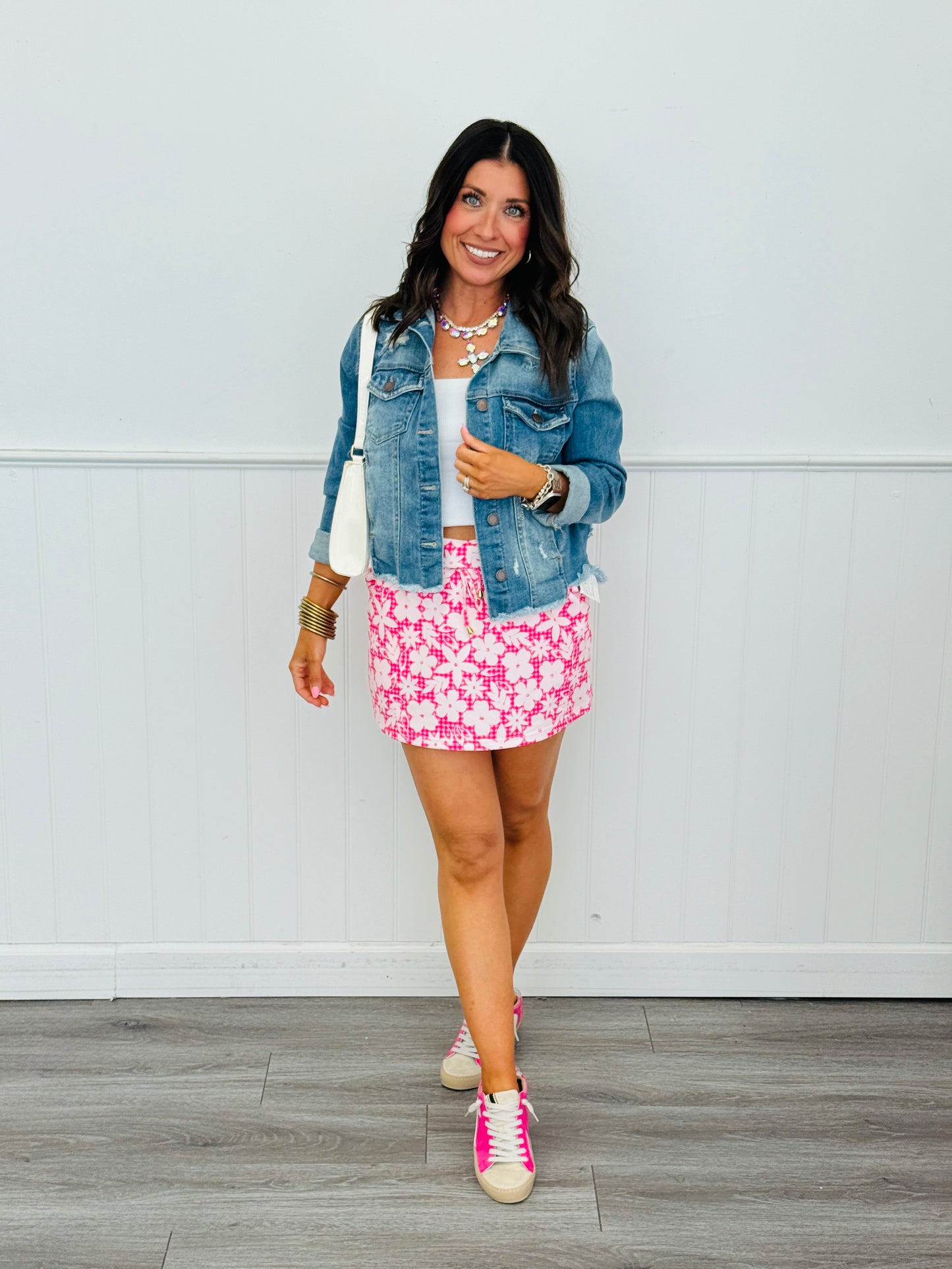 Gingham Garden Party Skort (Reg. and Plus)