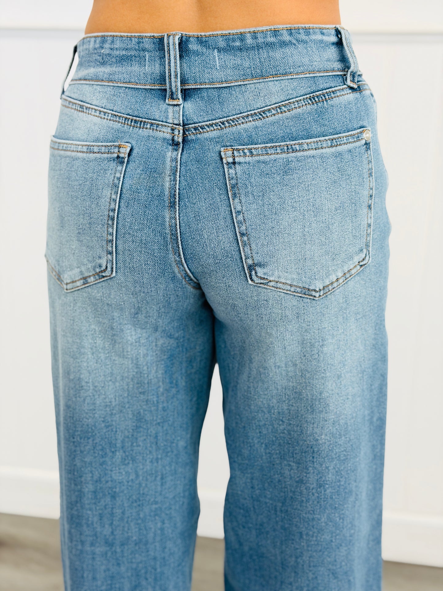 Judy Blue Frankie Fold Over Jeans (Reg. and Plus)