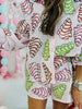 Queen Of Sparkles Pink Gingham Christmas Tree Cookies Top (Reg. & Plus)
