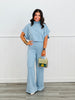 Mock Neck Top & Pant Set (Reg.) - 4 Colors