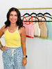 Sleeveless Ribbed Bralette (Reg. & Plus)- 5 colors