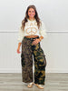 Cream Knit Pearl Studs Stone Sweater Top (Reg. and Plus)