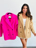 Fleece Teddy Pea Coat (Reg & Plus)-2 Colors