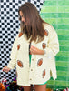 Faded Yellow Football Patch Mini Dress (Reg.)