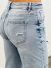 Risen Light Bows Abound Barrel Jeans (Reg & Plus)