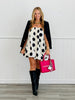 Collared 3/4 Sleeve Cuff Blazer (Reg.) - 2 Colors