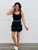 Nylon Ribbed Tank Top (Reg. and Plus) - 4 Colors