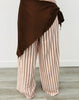 Pink Stripe Button Down Shirt, Pant & Scarf Set (Reg.)