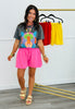 Wide Leg Cotton Spandex Shorts (Reg. and Plus) - 3 Colors
