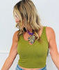 Rhinestone Studded Tank Top (Reg.) - 2 Colors